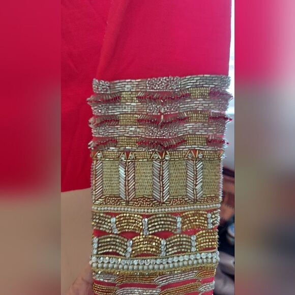 Vintage Beaded Blouse Size M See Below - Picture 9 of 12